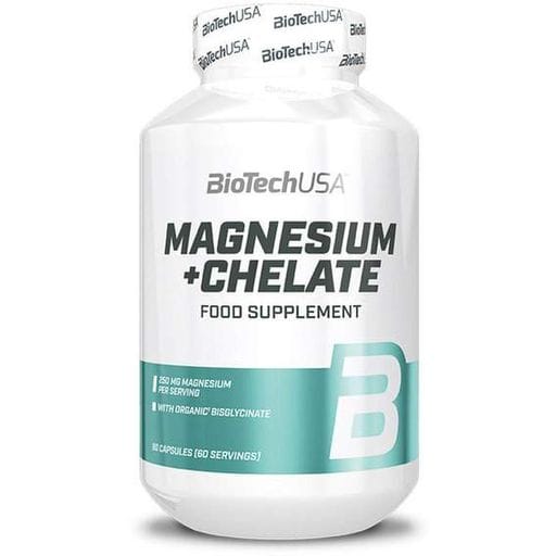 Микроэлемент Магний для спорта BioTechUSA Magnesium+Chelate 60 Caps (863553)