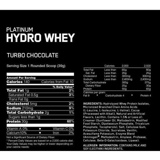 Протеїн Optimum Nutrition Platinum HydroWhey 795 g /20 servings/ Vanilla (863593)