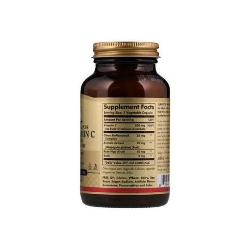 Вітамін C Solgar Ester-C Plus Vitamin C 500 mg 50 Veg Caps (863841)