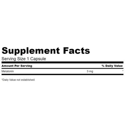 Мелатонін для сну Swanson Melatonin 3 mg 120 Caps SWA-01502 (863844)