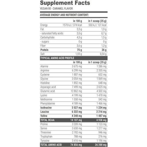 Протеин Extrifit Vegan 80 2000 g /57 servings/ Ice Coffee (864007)