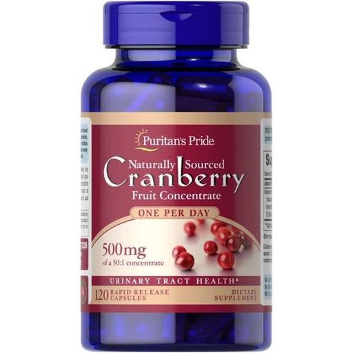 Клюква Puritan's Pride Cranberry Friut Concentrate 25000 mg One per Day 120 Caps (865111)