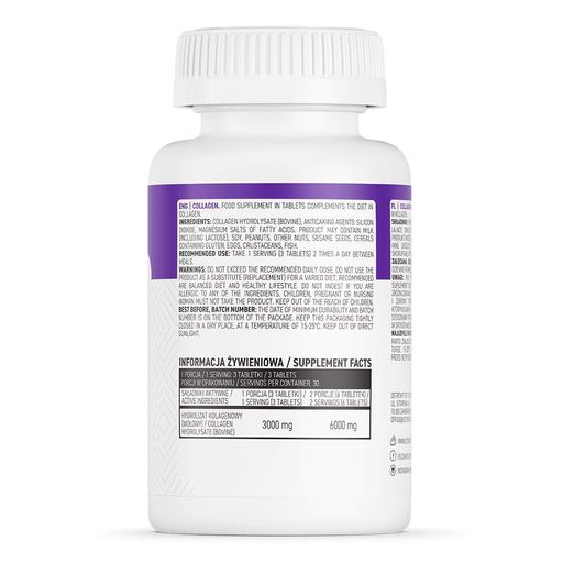 Хондропротектор (для спорта) OstroVit Collagen 90 Tabs (866266)