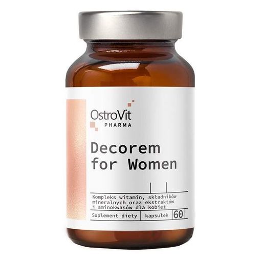 Витаминно-минеральный комплекс для спорта OstroVit Pharma Decorem For Women 60 Caps (866322)