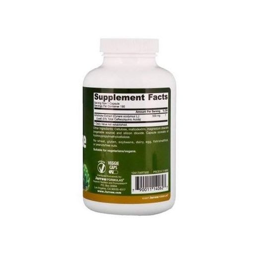 Артишок Jarrow Formulas Artichoke 500 mg 180 Veg Caps (866351)