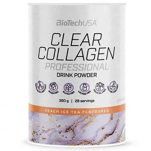 Хондропротектор (для спорту) BioTechUSA Clear Collagen Professional 350 g /28 servings/ Peach Ice Tea (866768)