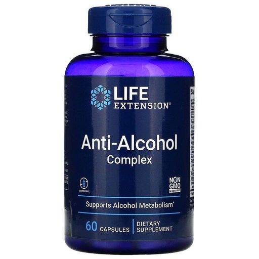 Комплекс для профилактики работы печени Life Extension Anti-Alcohol Complex 60 Caps LEX-22400 (866853)