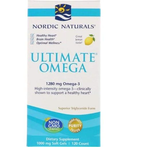 Омега 3 Nordic Naturals Ultimate Omega 1280 mg 120 Soft Gels Lemon NOR-02790 (866879)