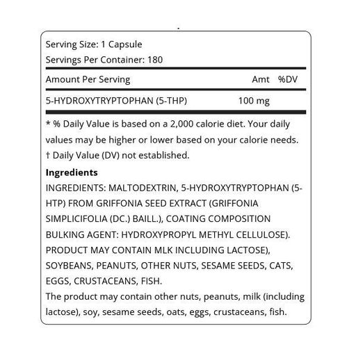 Триптофан для спорту OstroVit Vege 5-HTP 180 Caps (866926)