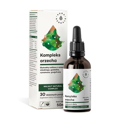 Уцінка! Горіховий комплекс Aura Herbals Walnut Natural Complex, 50 мл