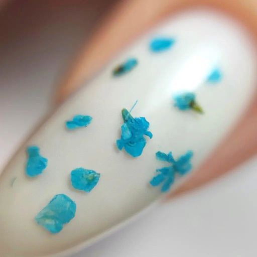 Гель Magic Girl Flowers Gel для дизайна и декора ногтей, с сухоцветами, 5 мл