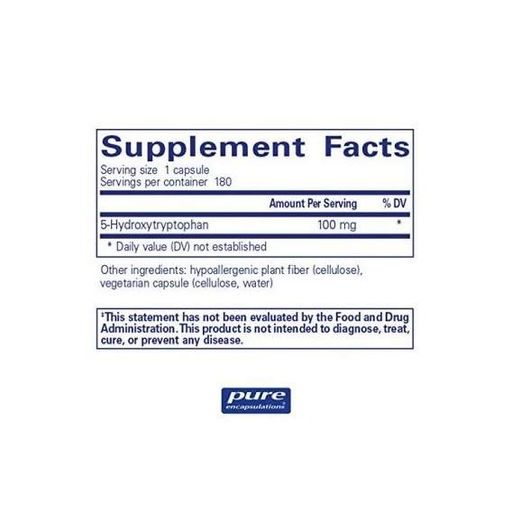 Триптофан Pure Encapsulations 5-HTP 100 mg 60 Caps (869252)