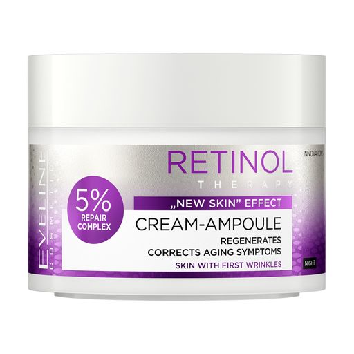 Крем-ампула для лица Eveline Cosmetics Retinol Therapy New Skin Effect, 50 мл