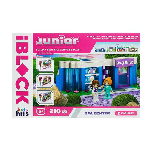 Конструктор iBlock Kids Hits Junior Спа-центр, 32*21.5*5 см, 210 деталей, от 5 лет (KH08/004/4)