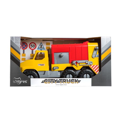 Детская машинка Tigres City Truck Мусоровоз, от 3 лет, 48 см (39369)