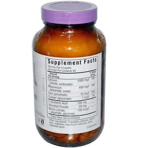 Мультиминеральный комплекс Bluebonnet Nutrition Calcium Magnesium plus Zinc 180 Caplets (871773)