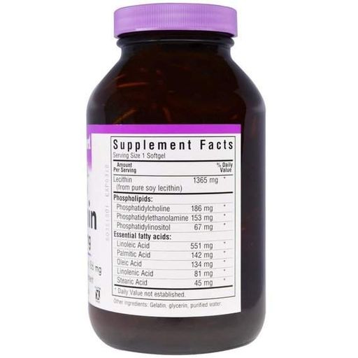 Лецитин Bluebonnet Nutrition Natural Lecithin 1365 mg 180 Caps (871871)