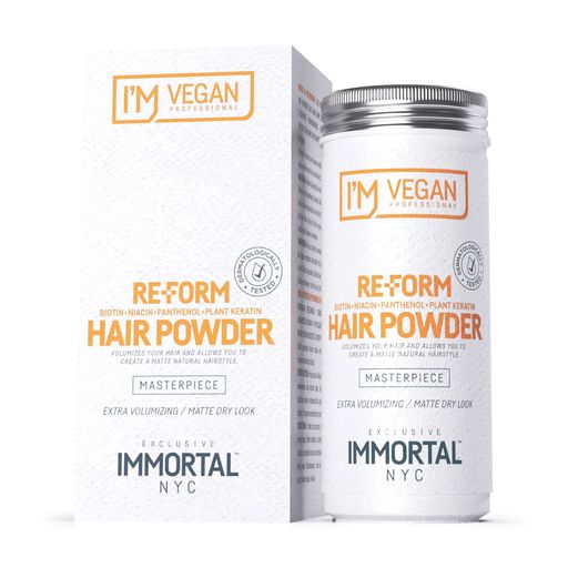 Пудра для волос Immortal NYC I'm Vegan Re-Form Hair Powder с сохранением цвета, 20 г