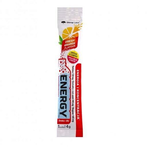 Енергетик Olimp Nutrition Drinks for life ENERGY 20 х 4 g Orange (875080)