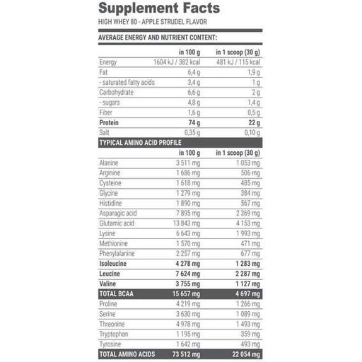 Протеин Extrifit High Whey 80 1000 g /33 servings/ Vanilla (875112)