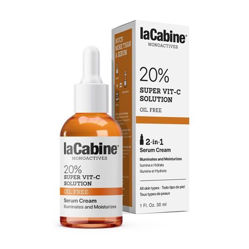 Крем-сыворотка для лица LaCabine Monoactives 20% Super Vit-C Solution Serum Cream, 30 мл