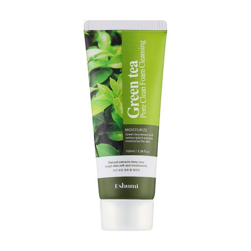 Пенка для умывания Eshumi Green Tea Pore Clean Foam Cleansing с экстрактом зеленого чая, 100 мл