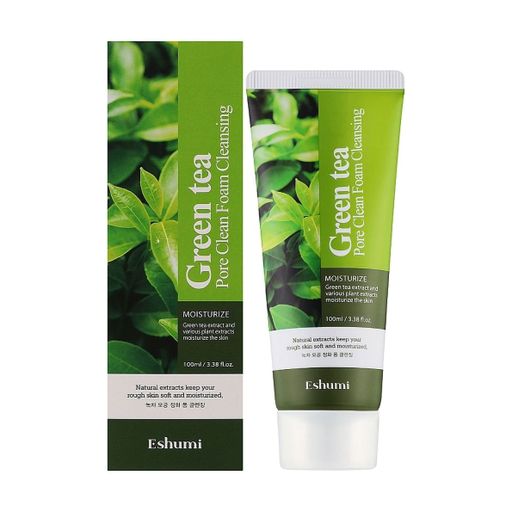 Пенка для умывания Eshumi Green Tea Pore Clean Foam Cleansing с экстрактом зеленого чая, 100 мл