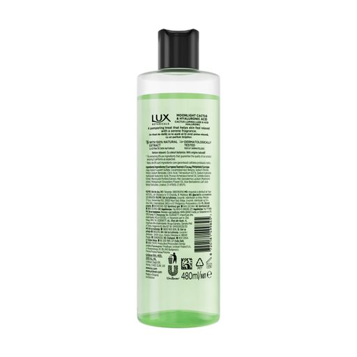 Уценка! Гель для душа Lux Botanicals Moonlight Cactus & Hyaluronic Acid, 480 мл