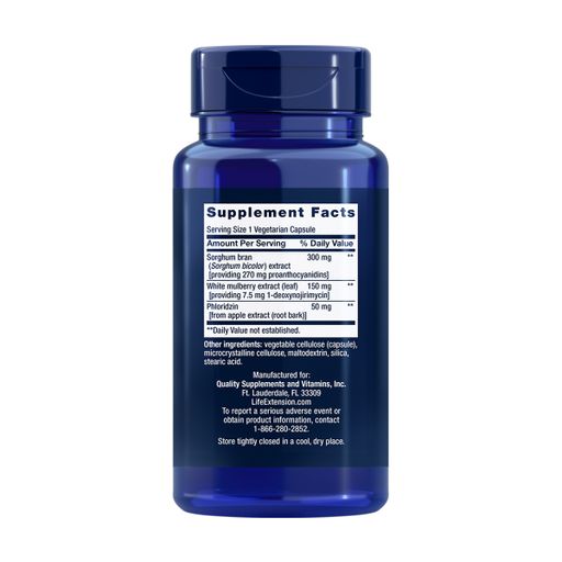 Потрійний захист від цукру Life Extension Tri Sugar Shield, 60 вегетаріанських капсул