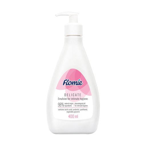 Эмульсия для интимной гигиены Flomie Delicate Emulsion For Intimate Hygiene, 400 мл