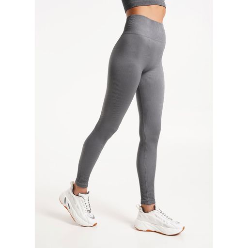 Уценка! Леггинсы женские Giulia Leggings Rib в рубчик, с моделирующим швом сзади, Poppy Seed, размер L/XL