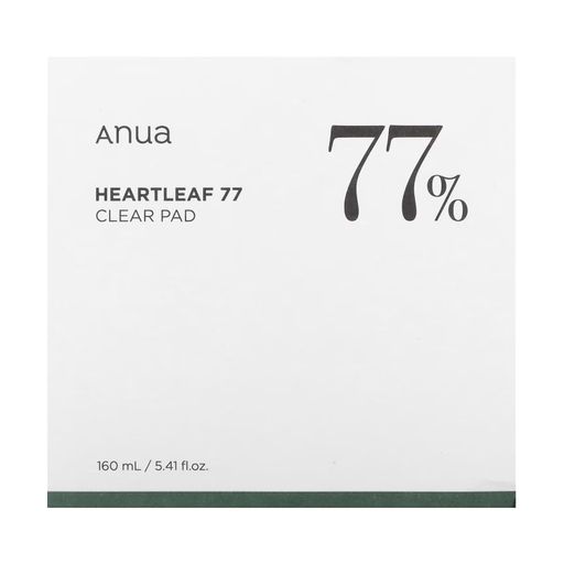 Уценка! Тонер-пады для лица Anua Heartleaf 77% Clear Pad, 160 мл, 70 шт