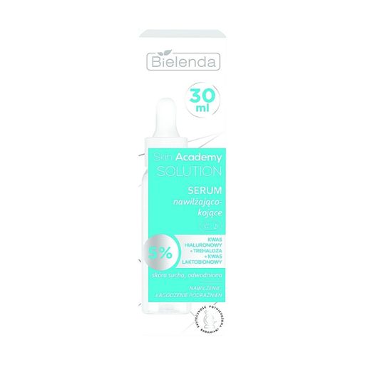 Увлажняющая и успокаивающая сыворотка для лица Bielenda Skin Academy Solution Serum, 30 мл