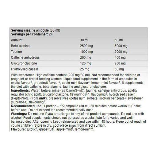 Комплекс до тренування Fitness Authority Xtreme Napalm Igniter Shot 120 ml /4 servings/ Passion fruit (878155)