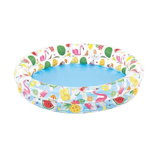 Детский надувной бассейн Intex с кругом и мячом, от 2 лет, 122*25 см (59460)