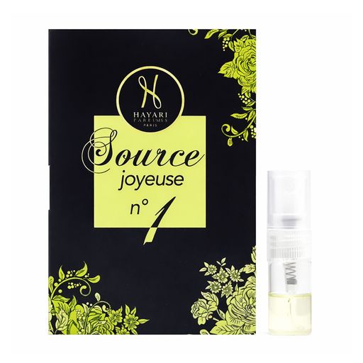 Hayari Parfums Source Joyeuse No1 Туалетна вода унісекс, 2 мл (пробник)