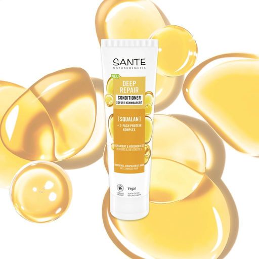 Кондиционер Sante Deep Repair Conditioner для восстановления сухих поврежденных волос, со скваланом, 150 мл