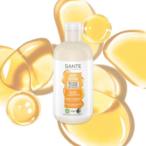 Средство Sante Deep Repair от ломкости волос и секущихся кончиков, с оливой, 200 мл