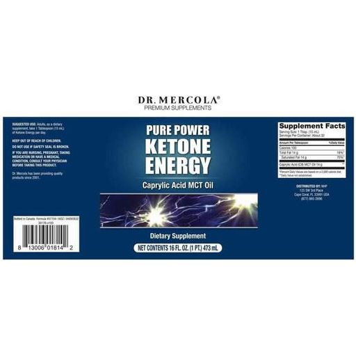 Екстракт для схуднення Dr Mercola Pure Power Ketone Energy 16 oz 473 ml (879442)