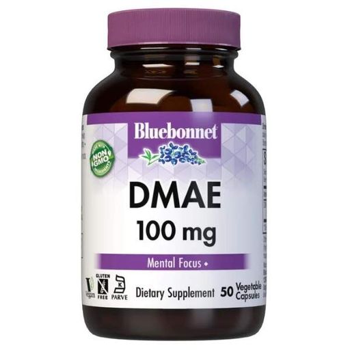 Диметиламіноетанол Bluebonnet Nutrition DMAE 100 mg 50 Veg Caps (879571)