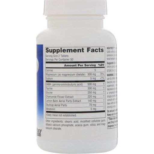 Мелатонин для сна Source Naturals NightRest, Melatonin 100 Tabs (879626)