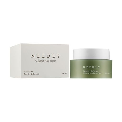 Уцінка! Заспокійливий крем для обличчя Needly Cicachid Relief Cream з центелою, 48 мл