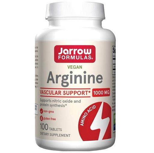 Аргінін Jarrow Formulas Arginine 1000 mg 100 Tabs JRW-15036 (880868)