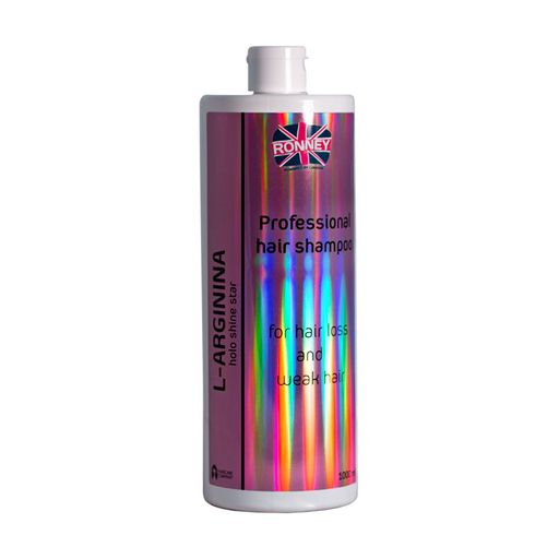 Шампунь Ronney HoLo Shine Star L-Arginina Shampoo для ослабленных волос, против выпадения, 1 л
