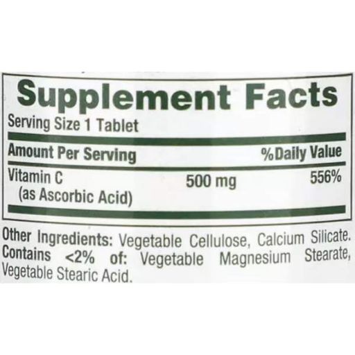 Вітамін C Nature's Bounty Vitamin C 500 mg 100 Tabs (882806)