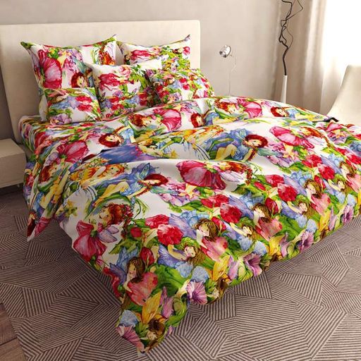 Комплект постельного белья в кроватку SoundSleep Fairies бязь детский 112х147 см (93668309) (884842)