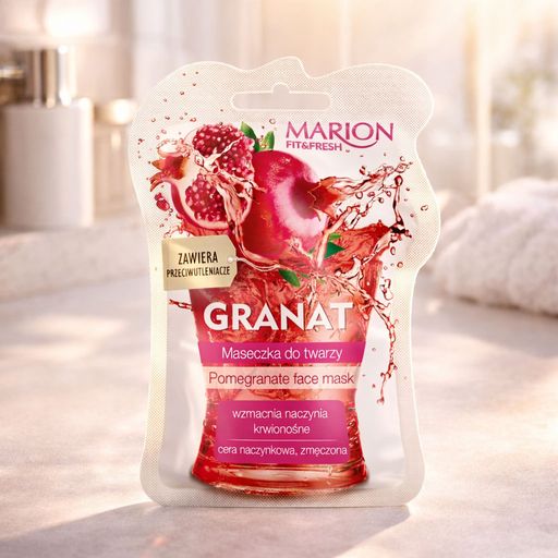 Уценка! Маска для лица Marion Fit & Fresh Pomegranate Face Mask, 7.5 мл