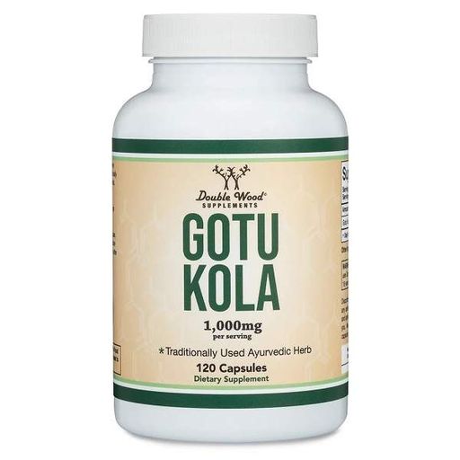 Комплекс для профілактики тиску та кровообігу Double Wood Gotu Kola 500 mg 120 Caps (889760)