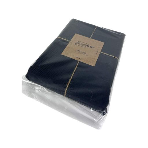 Простынь на резинке SoundSleep Muslin Graphite муслин 180х200 см графит (94162523) (890053)