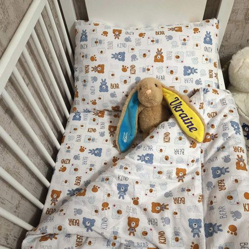 Комплект постільної білизни дитячий Sleeping bears SoundSleep фланель (890108)
